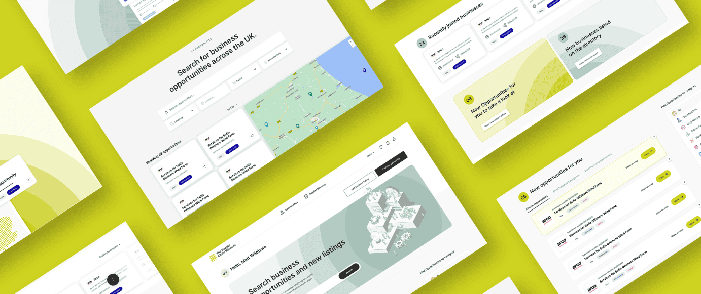 The Supply Chain Network Full Website and UI/UX Design